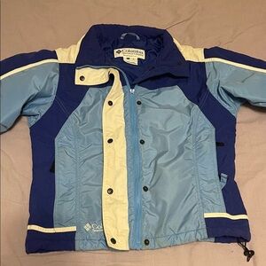 Columbia Two-Tone Blue and Cream Jacket